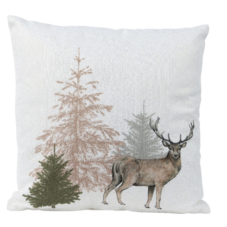 CUSCINO 45X45CM BIANCO   FORESTA