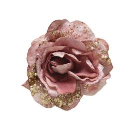 FIORE ROSA CLIP D30H6CM ROSA FORTE