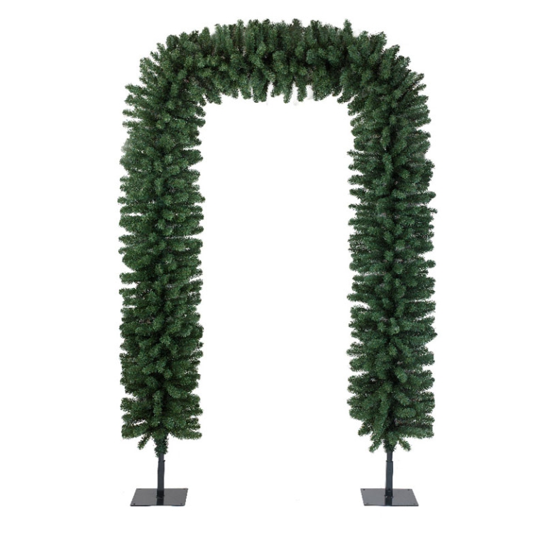 ALBERO DECORO AD ARCO    H240D31CM VERDE