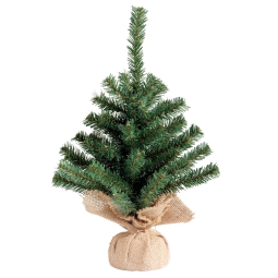 ALBERO MINI H45CM D30CM VERDE BASE JUTA