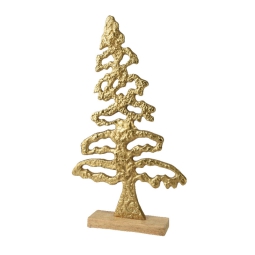 DECORO ALBERO H54CM DORATO