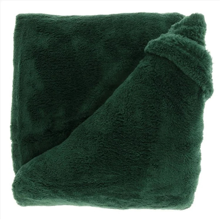 COPERTA 150X200CM VERDE  SCURO