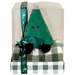 GIFTBOX PELUCHE E COPERTA ALBERO DI NATALE