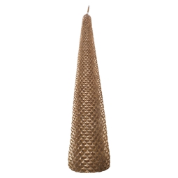 CANDELA CONO H30CM BRONZO