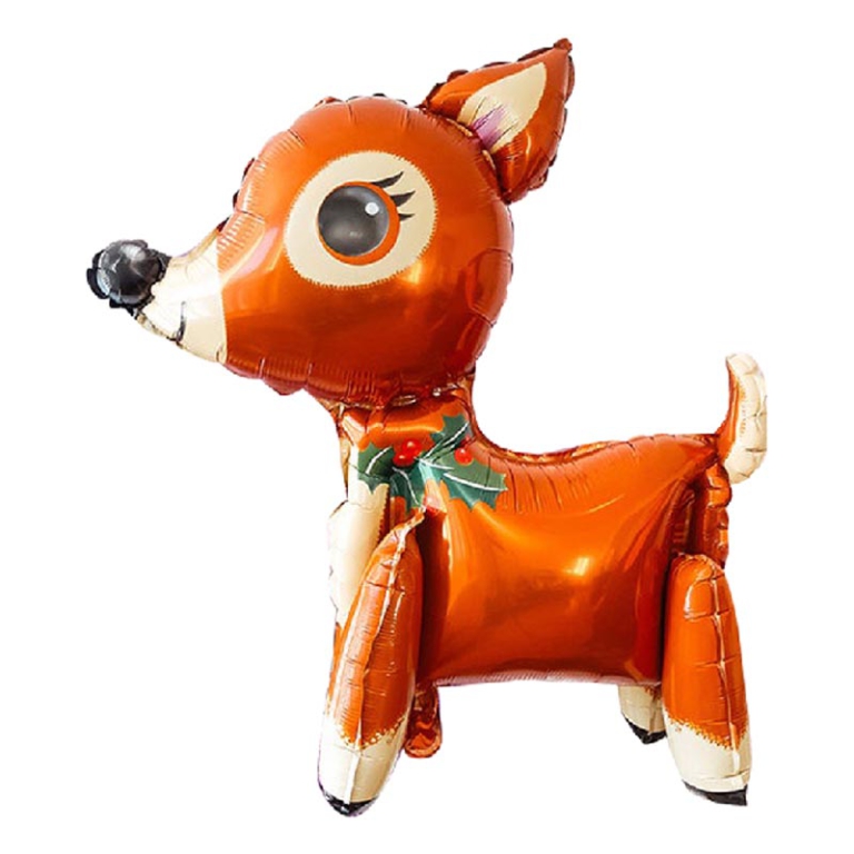 PALLONCINO METALIZZATO STANDING DEER