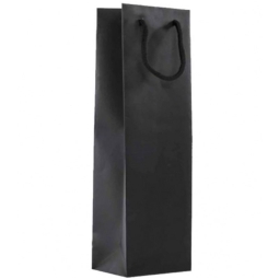 SHOPPER BOTTIGLIA 12X39X9CM LUX NERO