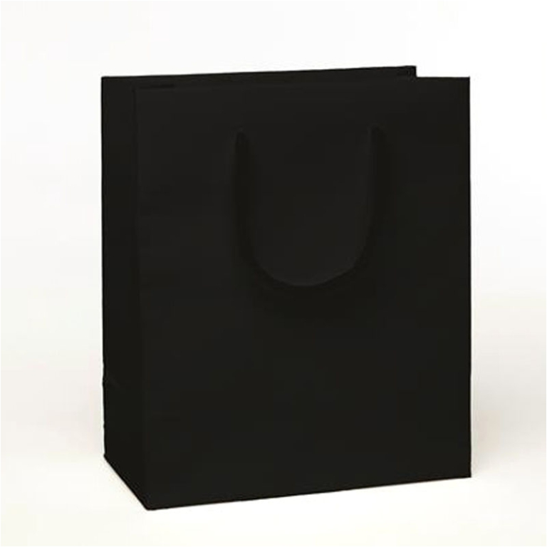 SHOPPER CARTA 24X35X24CM LUX NERO