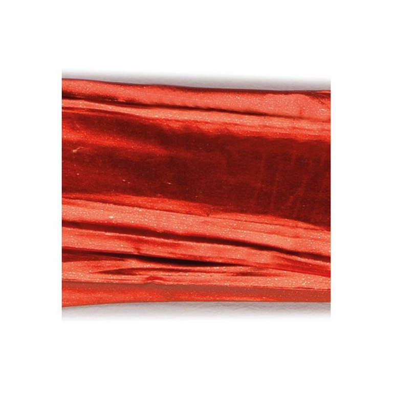 NASTRO POLISILK DECOR METAL 125MMX50MT ROSSO 2