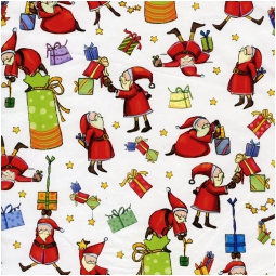 CARTA REGALO 100X140CM 10 FOGLI NATALE DIS.407D