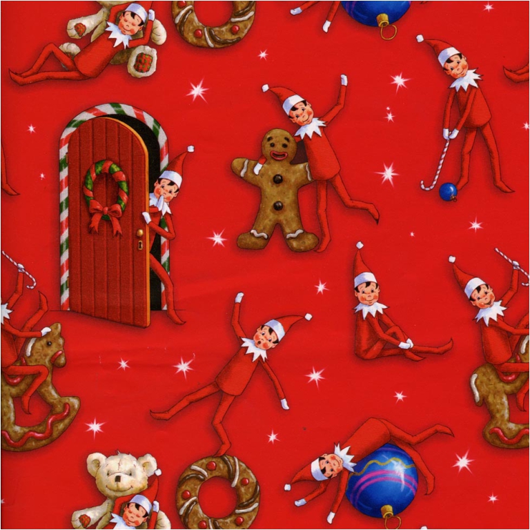 CARTA REGALO 100X140CM 10 FOGLI NATALE DIS.443E