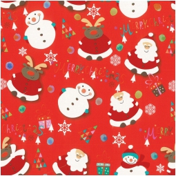 CARTA REGALO 100X140CM 10 FOGLI NATALE DIS.498