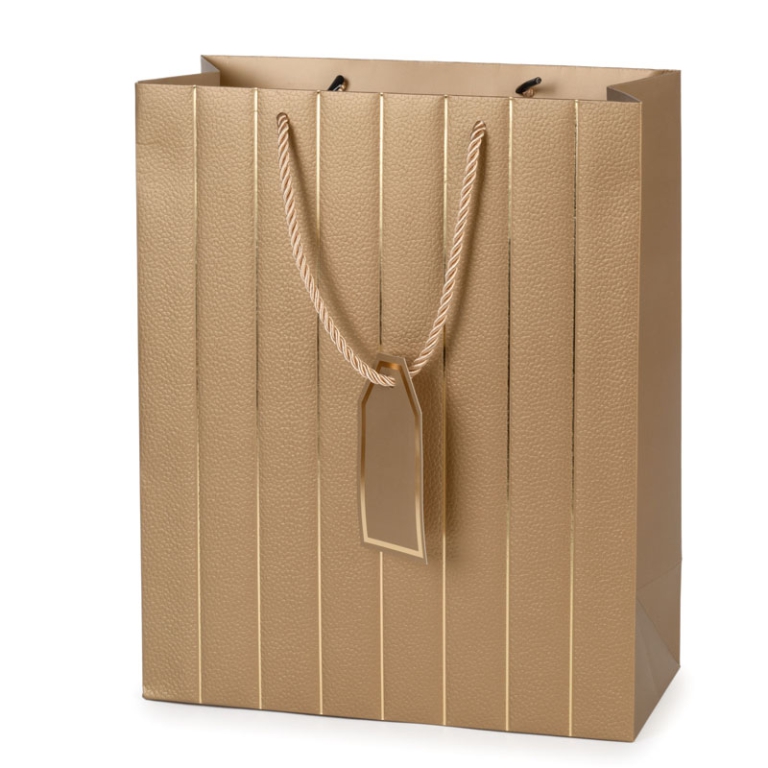 SHOPPER 26X12X23CM BEIGE MANICO CORDINI