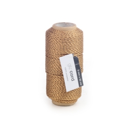 NASTRO CORDONCINO 3MMX25MT SPOLETTA LUREX ORO