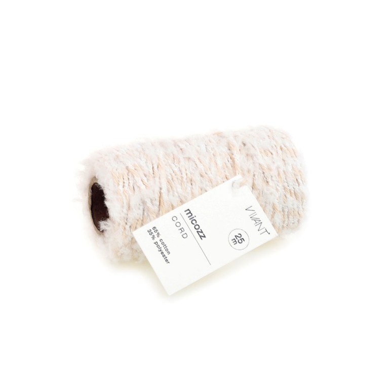 ROTOLO CORDA MICOZZ 25M  PANNA/BEIGE