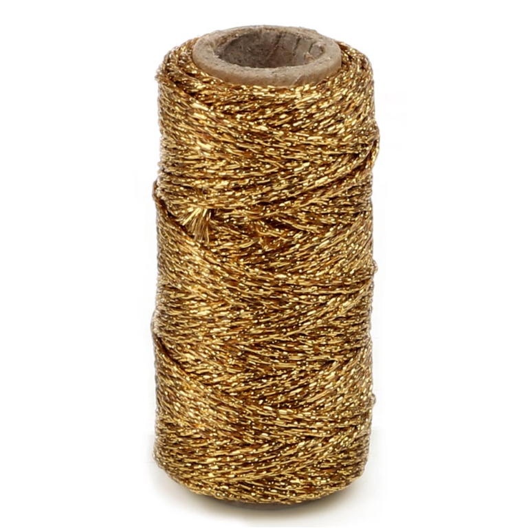 NASTRO CORDONCINO 1,5MMX25MT FLASHY LUREX ORO