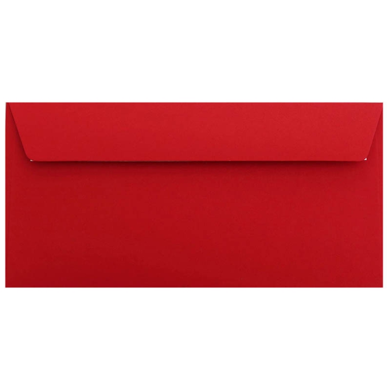 BUSTE 11X22 ROSSO 90GR   25PZ