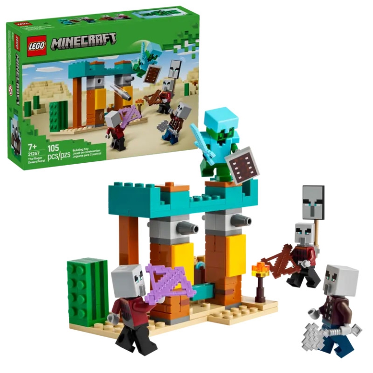 LEGO MINECRAFT PATTUGLIA NEL DESERTO DELLA BESTIA