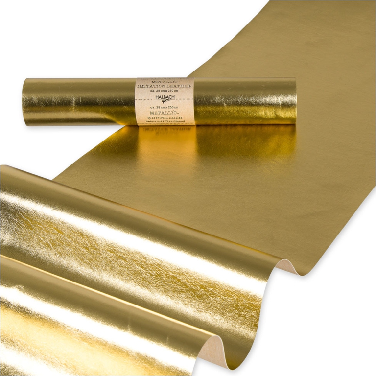 RUNNER ORO CM30X2,5MT IN PELLE METALLICO